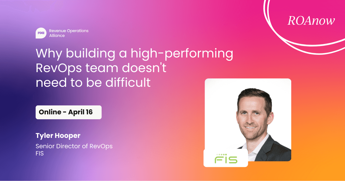 Why building a high-performing RevOps team doesn't need to be difficult